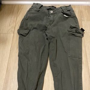 army green denim joggers!